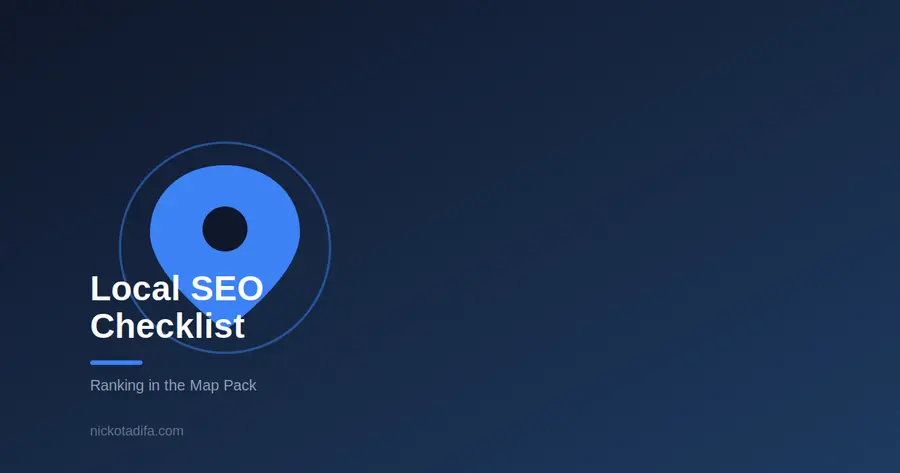 Map pin icon representing local SEO and Google Map Pack rankings