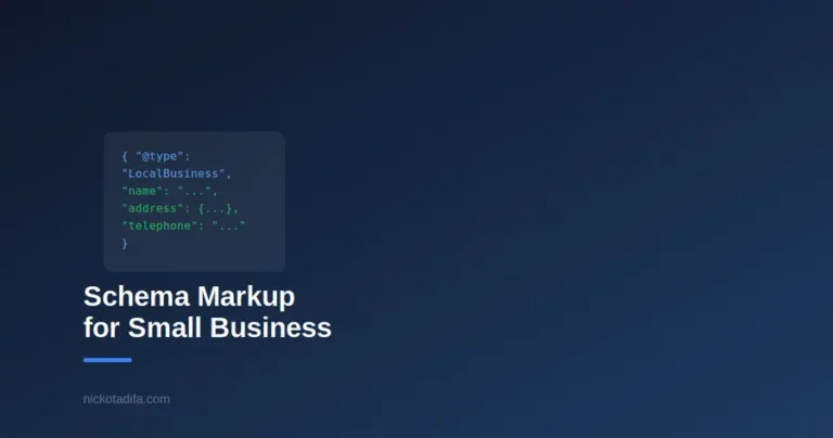 Code snippet illustrating LocalBusiness schema markup JSON-LD structure
