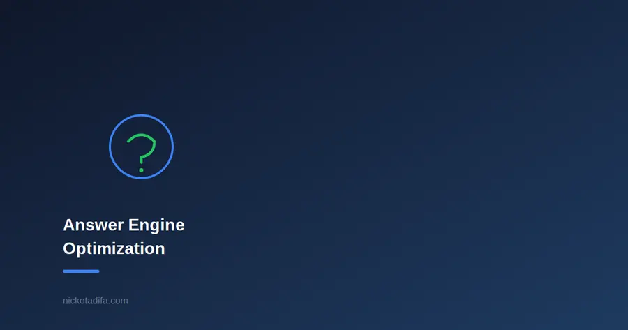 Target and rings icon representing Answer Engine Optimization