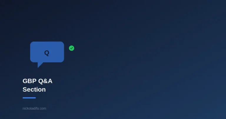 Speech bubble with a Q and a checkmark representing the Google Business Profile Q&A feature